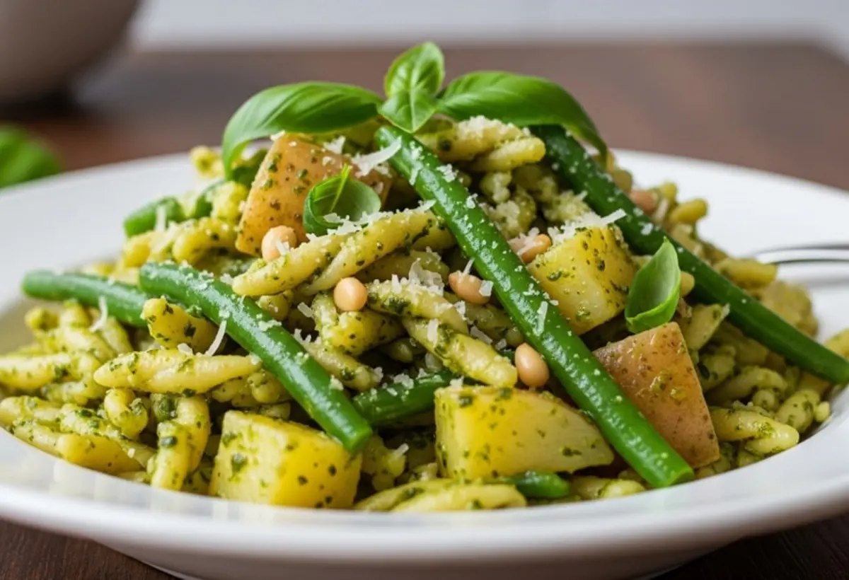 LA RICETTA DEL GIORNO | Pasta al pesto, patate e fagiolini