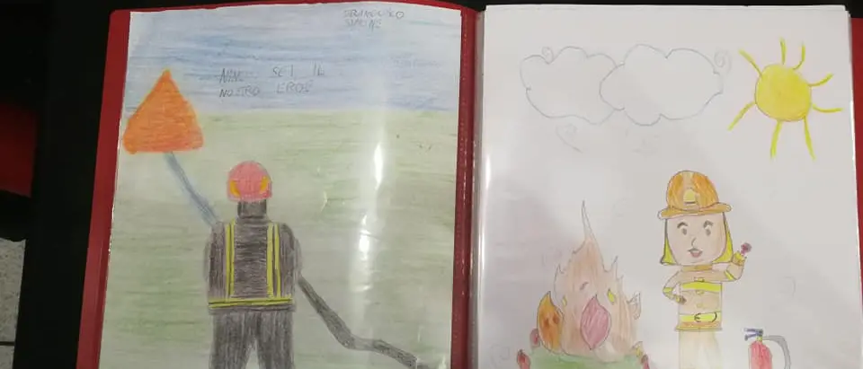 L'omaggio dei bambini di San Cristoforo alla memoria di Nino Candido