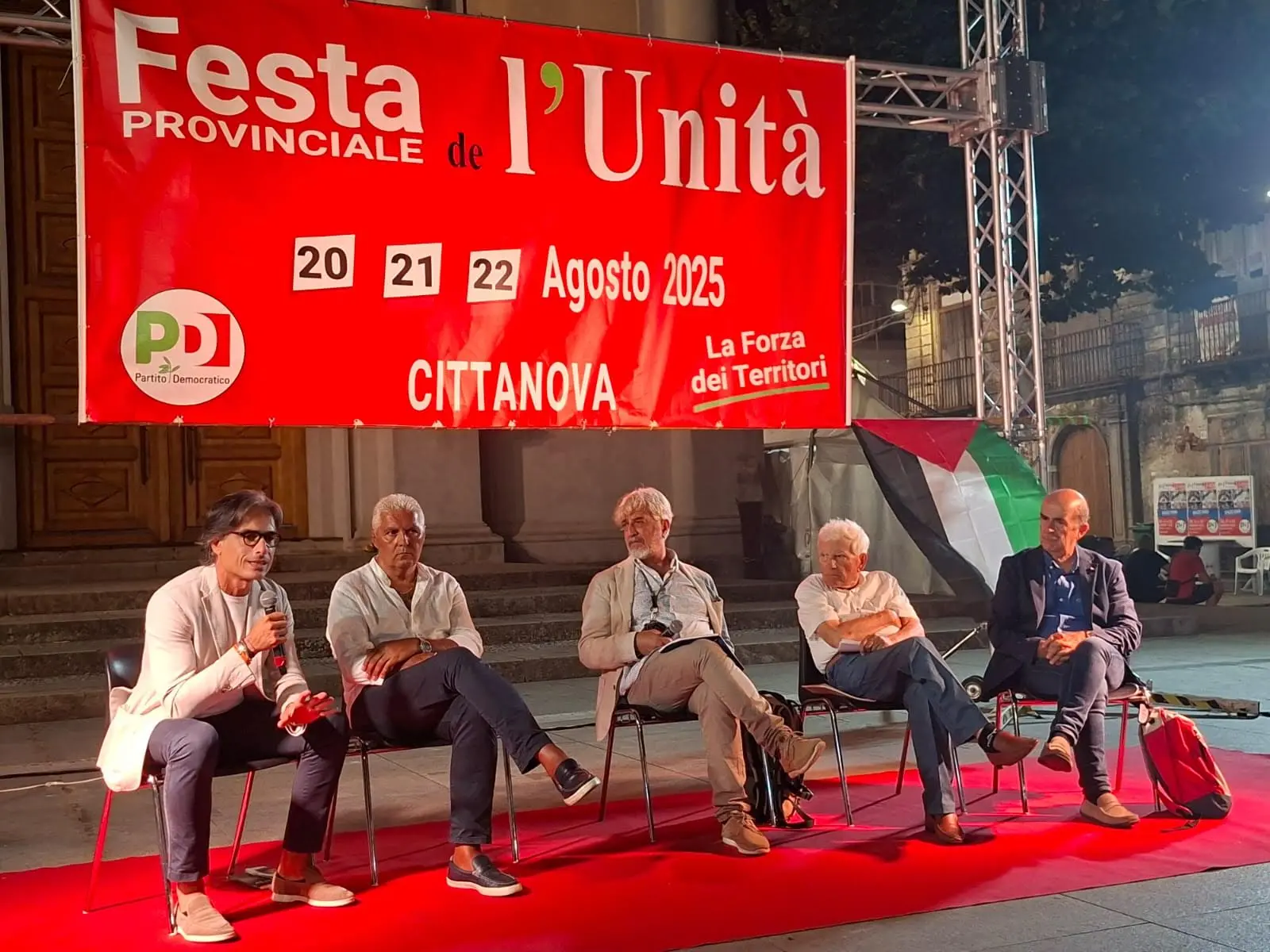 Festa dell'Unità a Cittanova, Falcomatà: «Sottratti fondi al Porto di Gioia Tauro per finanziare il progetto del Ponte»