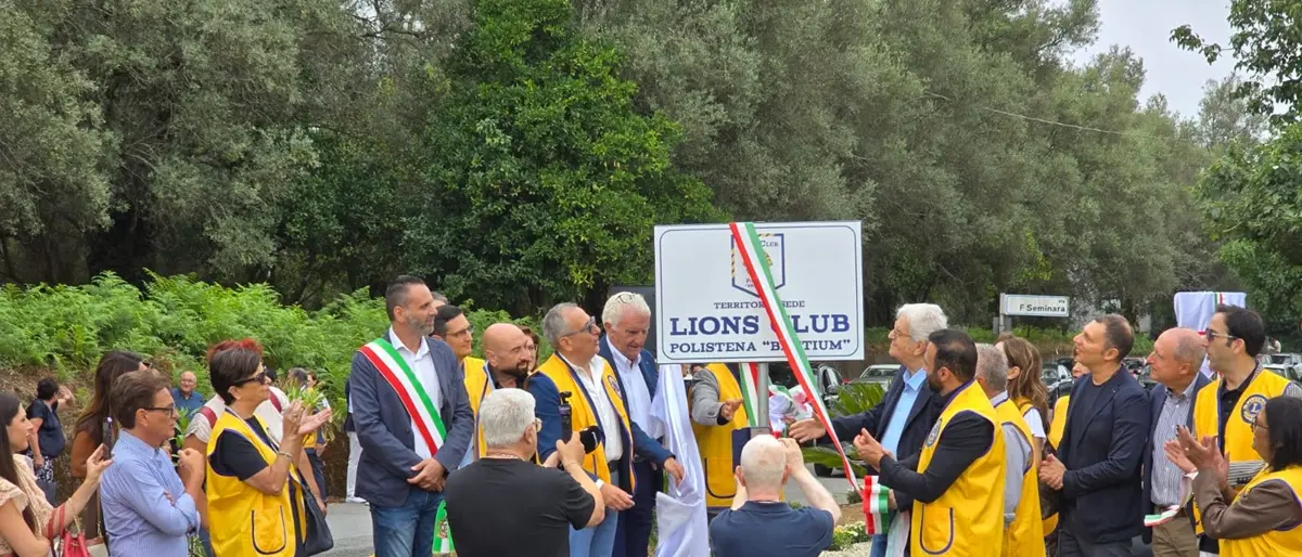 Tra Cinquefrondi e Polistena, inaugurata l'area verde di via Fortunato Seminara