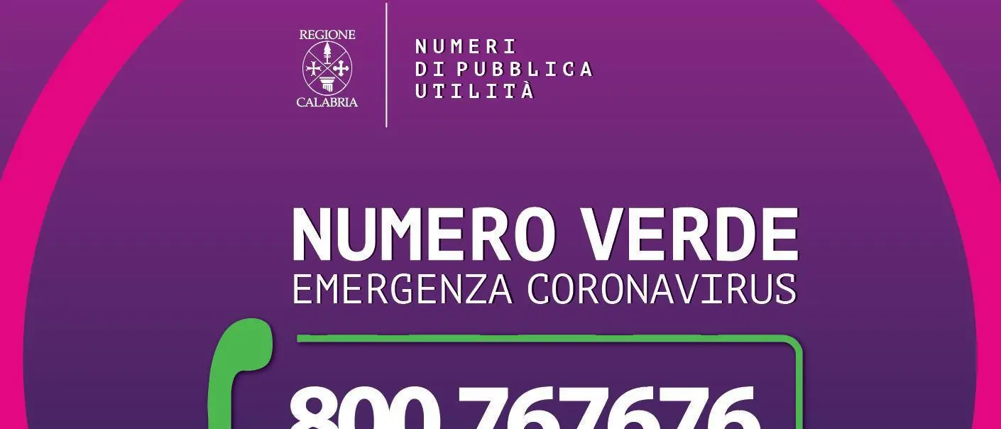 Coronavirus, la Regione Calabria emana ordinanza con misure speciali