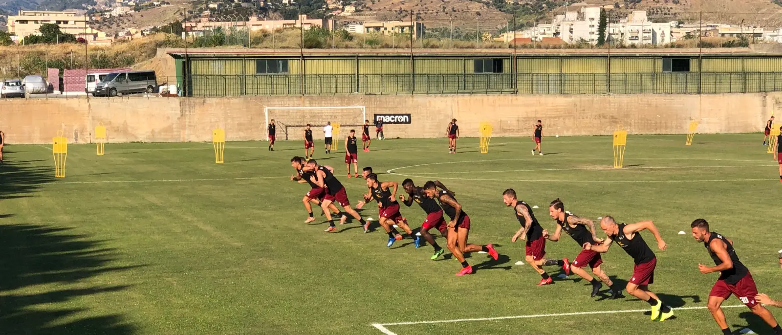 Reggina, prosegue la preparazione. Il report odierno