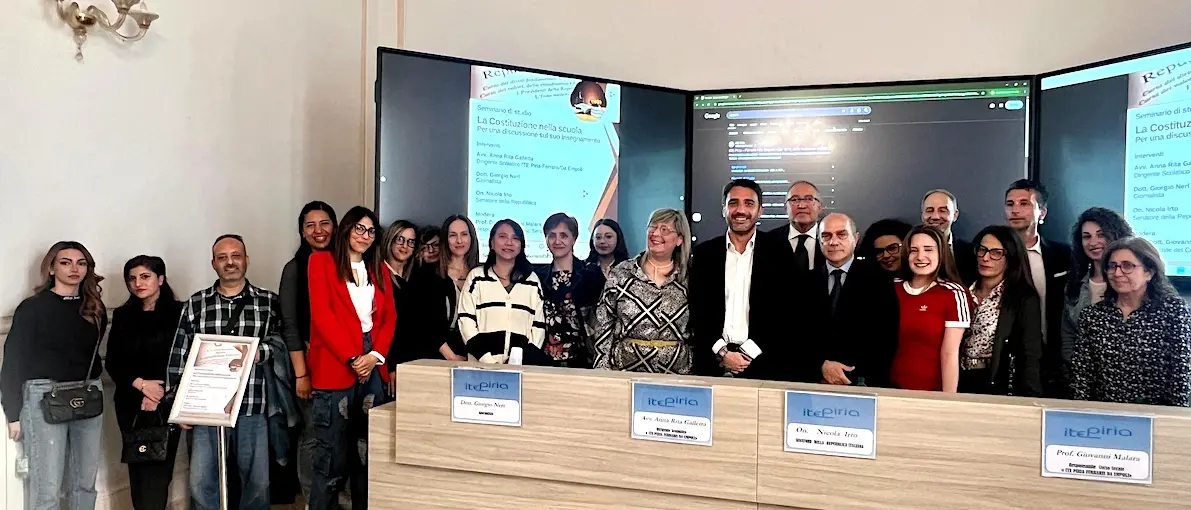 Al Piria di Reggio un seminario sulla Costituzione coinvolge studenti e istituzioni: «Educazione civica per il futuro»
