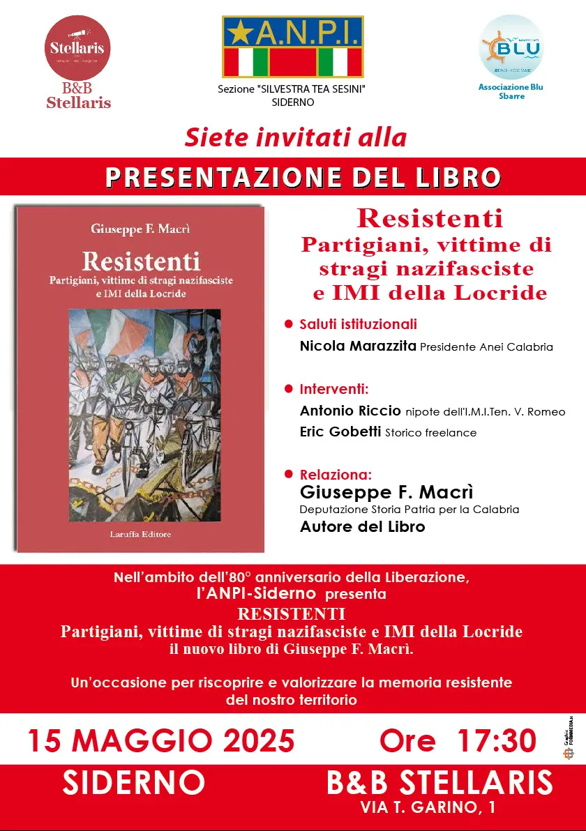 Due giornate di iniziative Anpi delle sezioni di Siderno e Reggio Calabria
