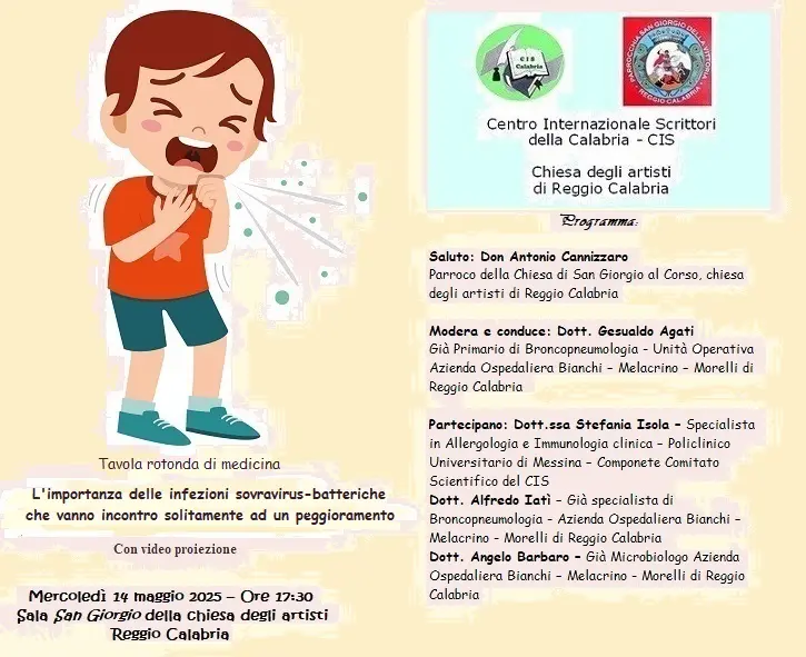 Reggio, tavola rotonda di medicina \"L’importanza delle infezioni sovravirus-batteriche che vanno incontro solitamente ad un peggioramento\"