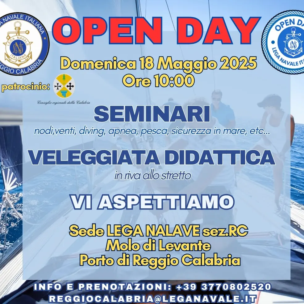 Reggio, la Lega Navale apre le porte ai cittadini il 18 maggio