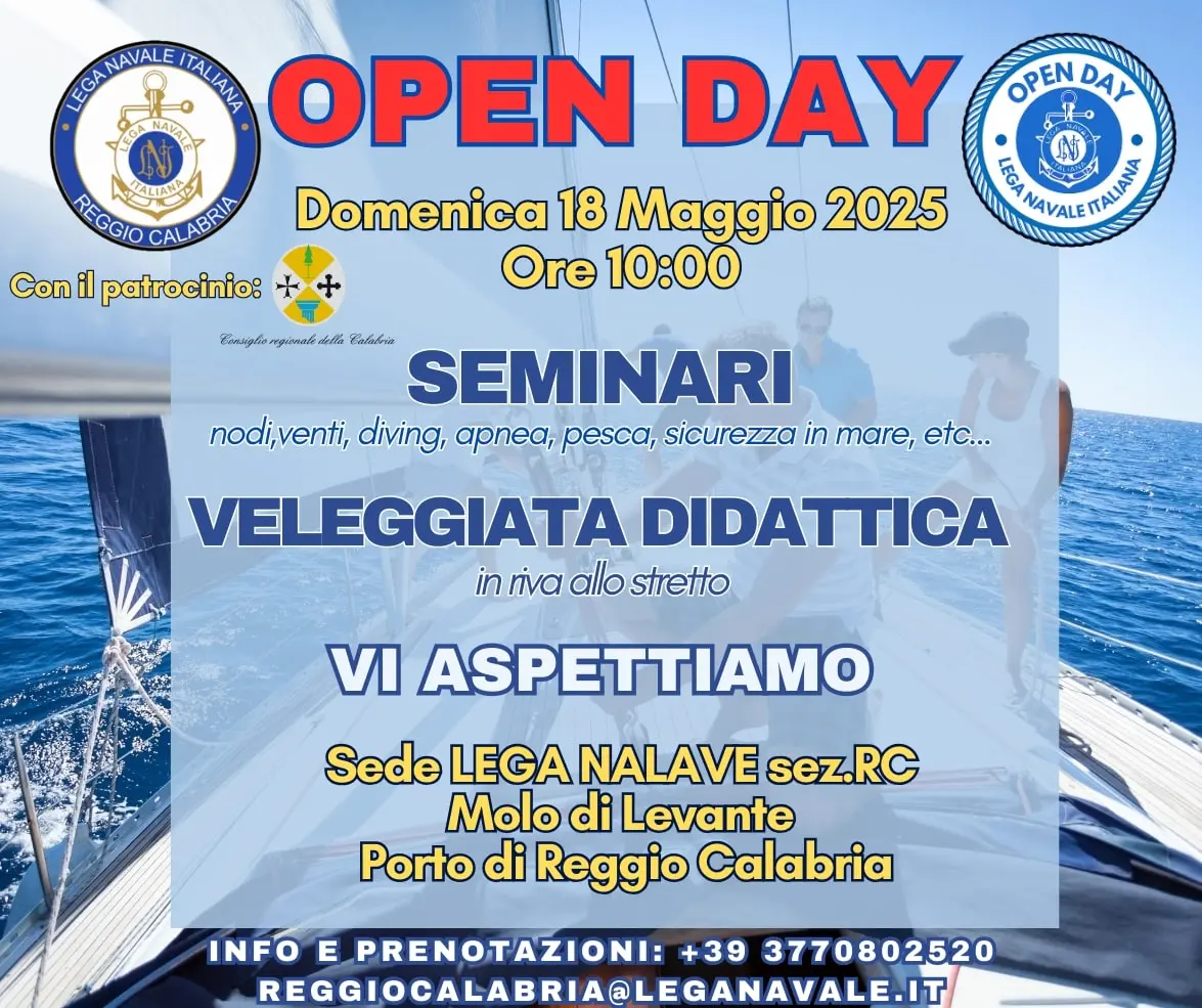 Reggio, la Lega Navale apre le porte ai cittadini il 18 maggio