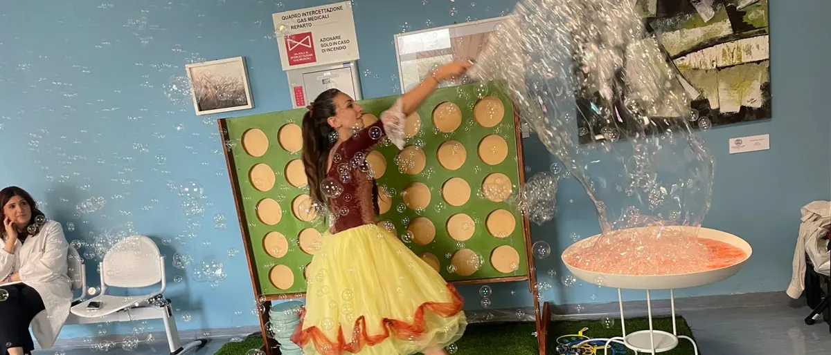 Reggio, al Gom “La giornata del sorriso”: spettacolo e intrattenimento per i pazienti più piccoli