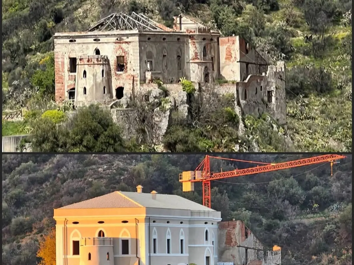 Dopo il restauro il Castello di Palizzi torna a dominare il borgo: presto lo storico palazzo sarà aperto al pubblico - FOTO