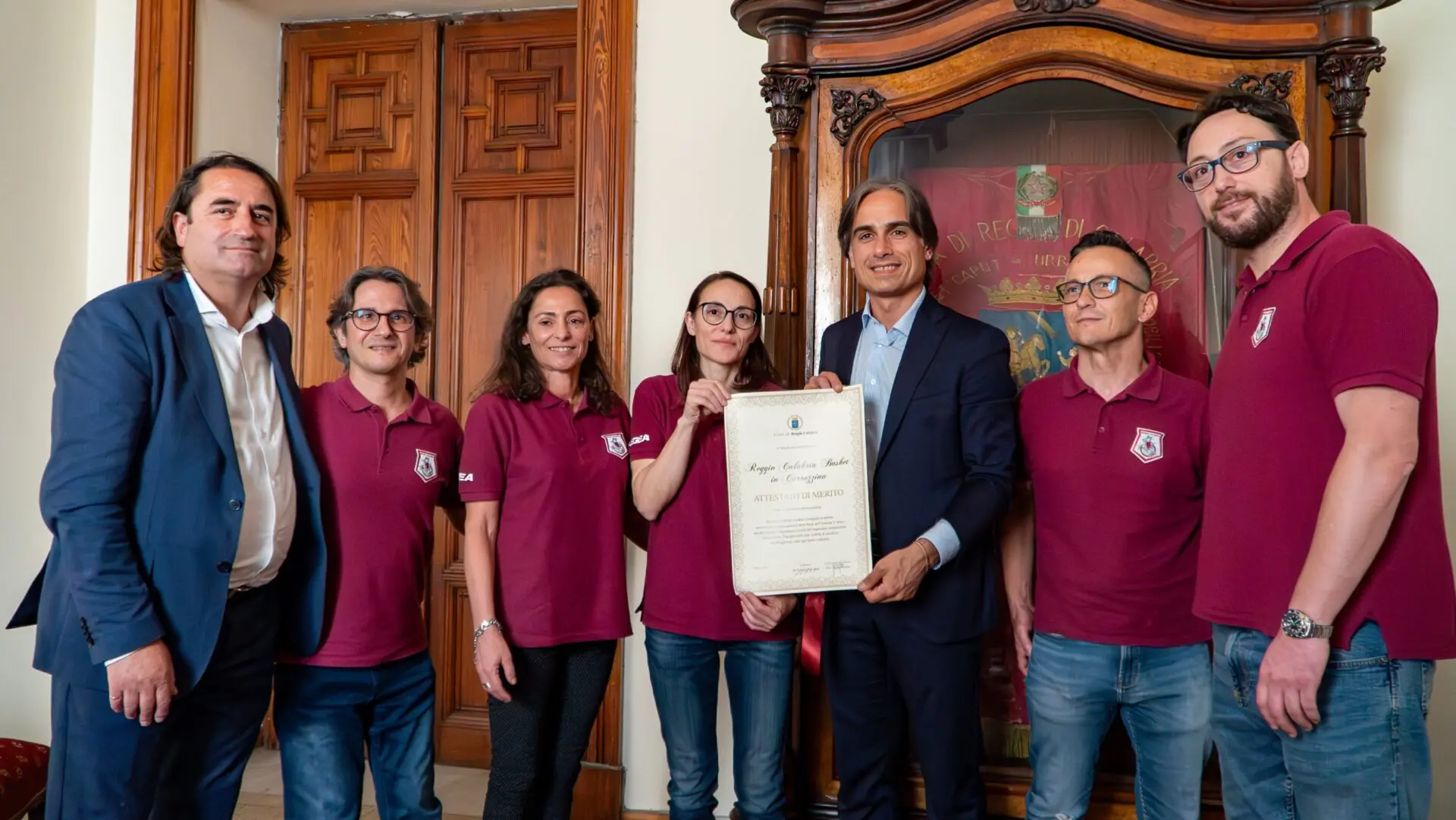 Basket in carrozzina: il sindaco Falcomatà premia la ReggioBiC