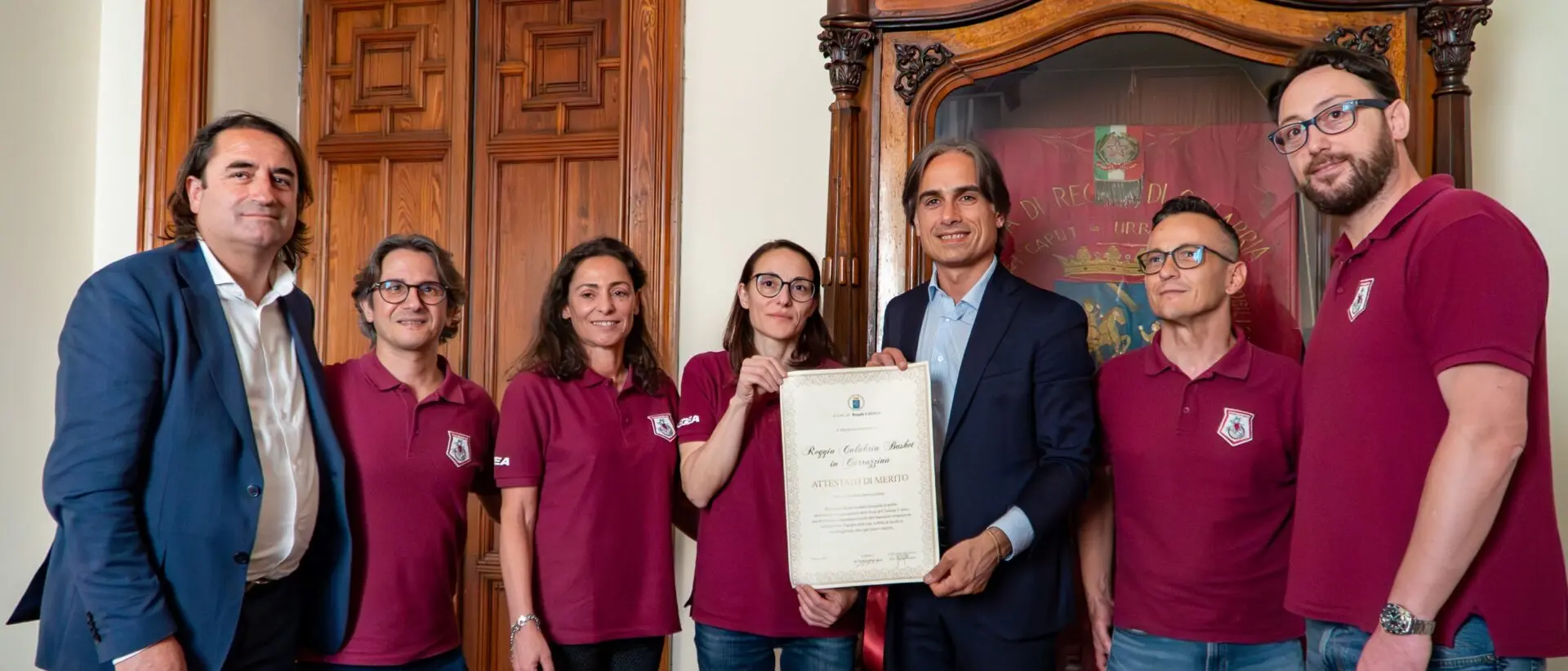 Basket in carrozzina: il sindaco Falcomatà premia la ReggioBiC