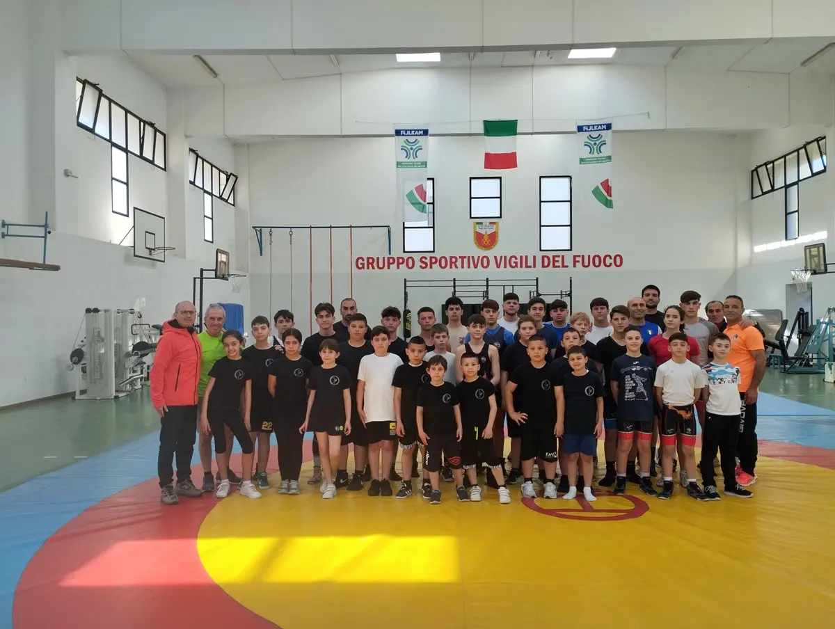 Reggio, gli atleti dell'accademia Cavallo si allenano con il maestro Fabio Rocco Spanò