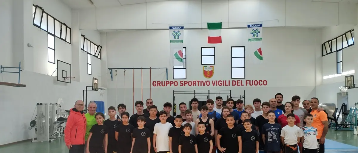 Reggio, gli atleti dell'accademia Cavallo si allenano con il maestro Fabio Rocco Spanò