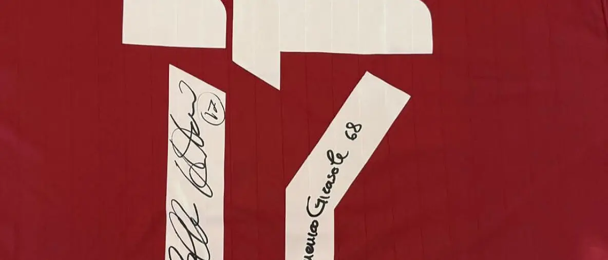 Conclusa l’asta benefica della maglia di Barillà: un’iniziativa nata dall’unione tra sport, affetto e impegno civile