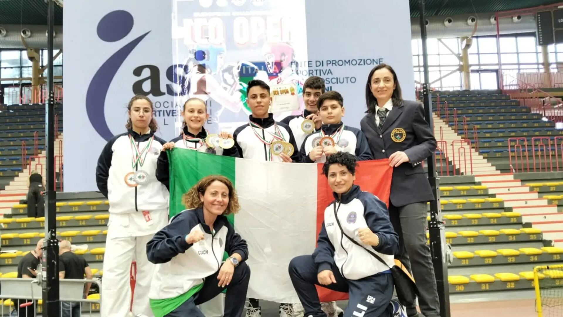 ICO Open International Italy, trionfo per la Delegazione Sud Italia guidata dal Team Karate Trimboli: 11 medaglie a Catania