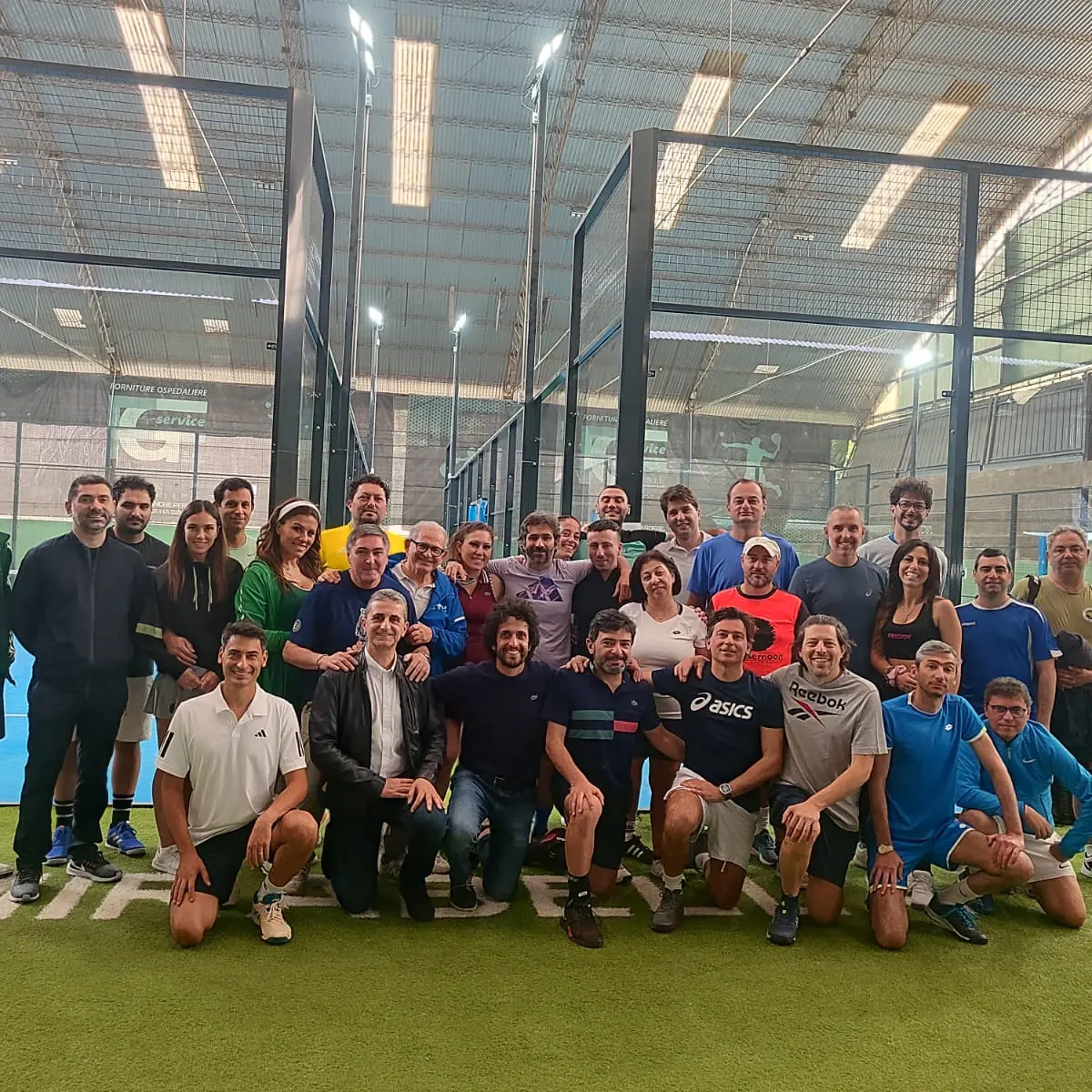 Reggio, l'Ordine dei medici e dei chirurghi ha organizzato il primo torneo professionale di padel