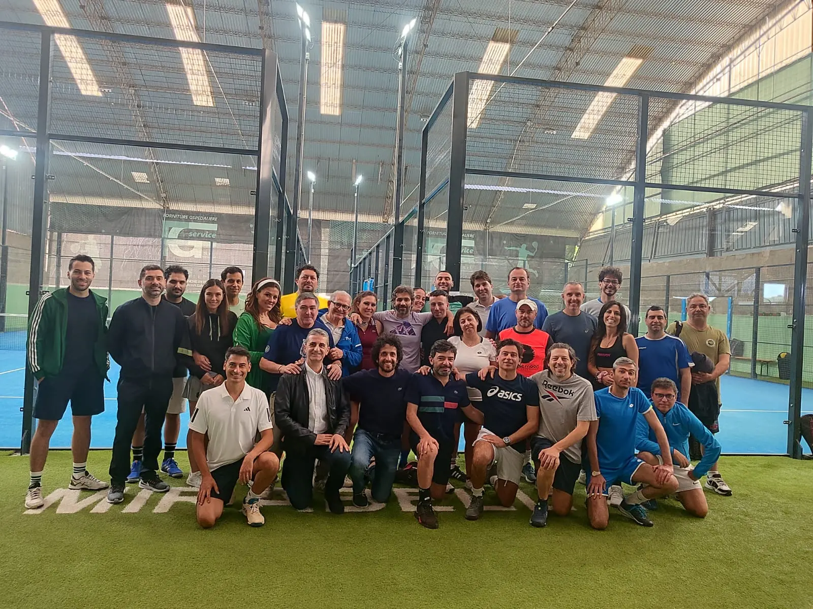 Reggio, l'Ordine dei medici e dei chirurghi ha organizzato il primo torneo professionale di padel