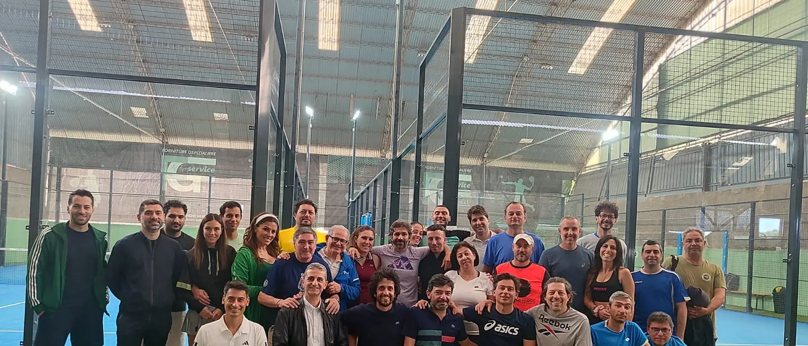 Reggio, l'Ordine dei medici e dei chirurghi ha organizzato il primo torneo professionale di padel