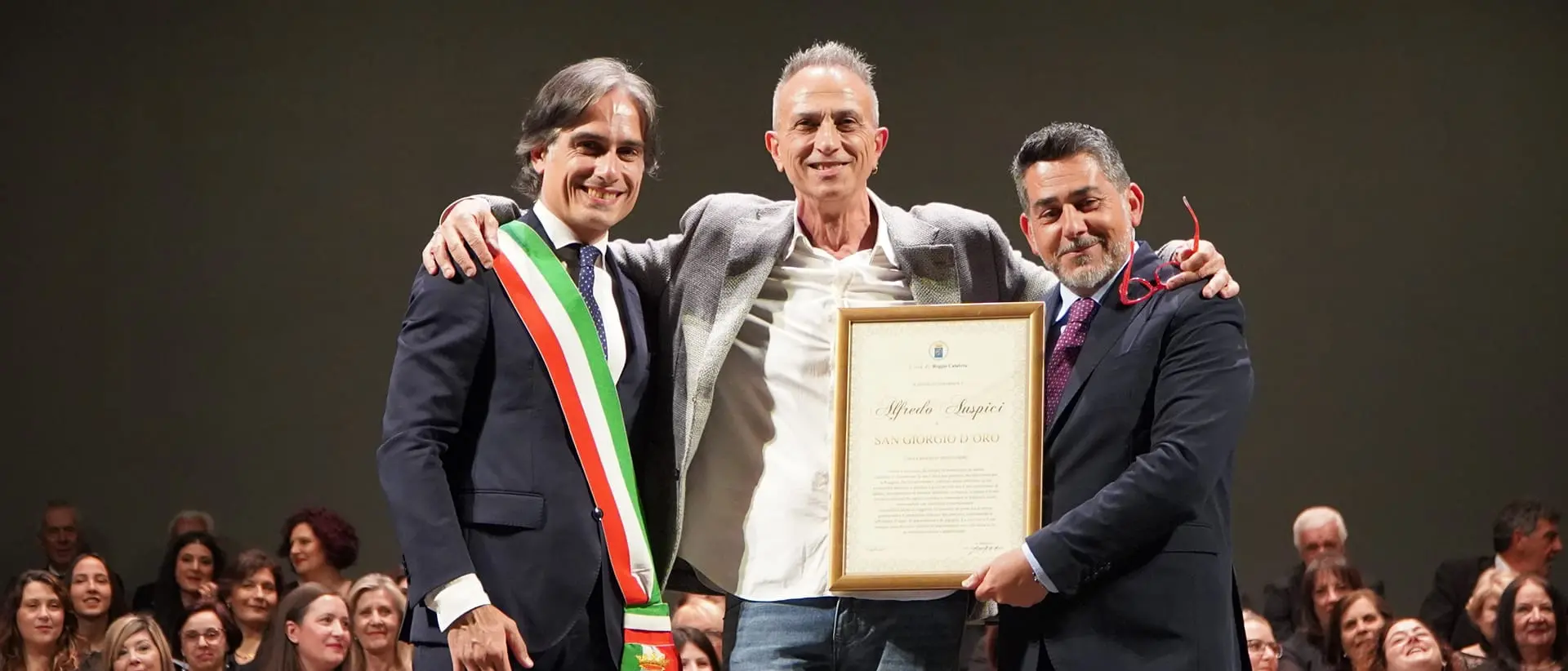 Alfredo Auspici, la voce dell'anima reggina premiata con il San Giorgio d'Oro