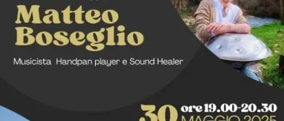 Le tappe reggine del tour del musicista e sound healer biellese Matteo Boseglio