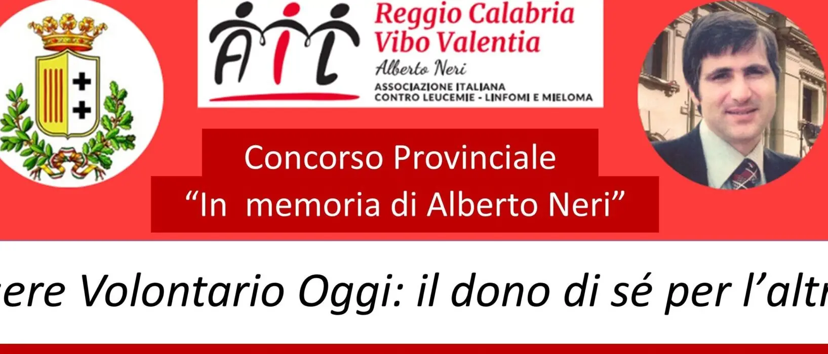 Reggio, al via la seconda edizione del concorso provinciale “In memoria di Alberto Neri” organizzata dall'AIL