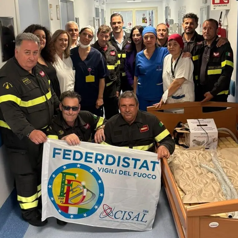 Reggio, Federdistat VVF Cisal dona attrezzature al GOM in memoria di Concetta Scopelliti