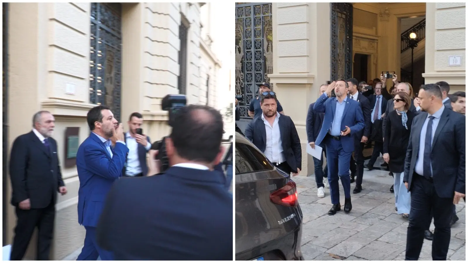 L'ISTANTANEA | Il potere che irride e la piazza che fatica a raccontarsi: i bacioni di Matteo al popolo dei No Ponte - VIDEO