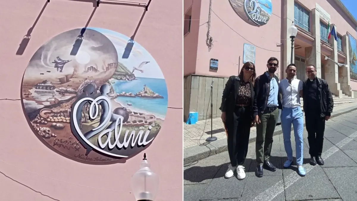A Palmi un murales per la pace: un messaggio di fratellanza e denuncia contro le violenze delle guerre