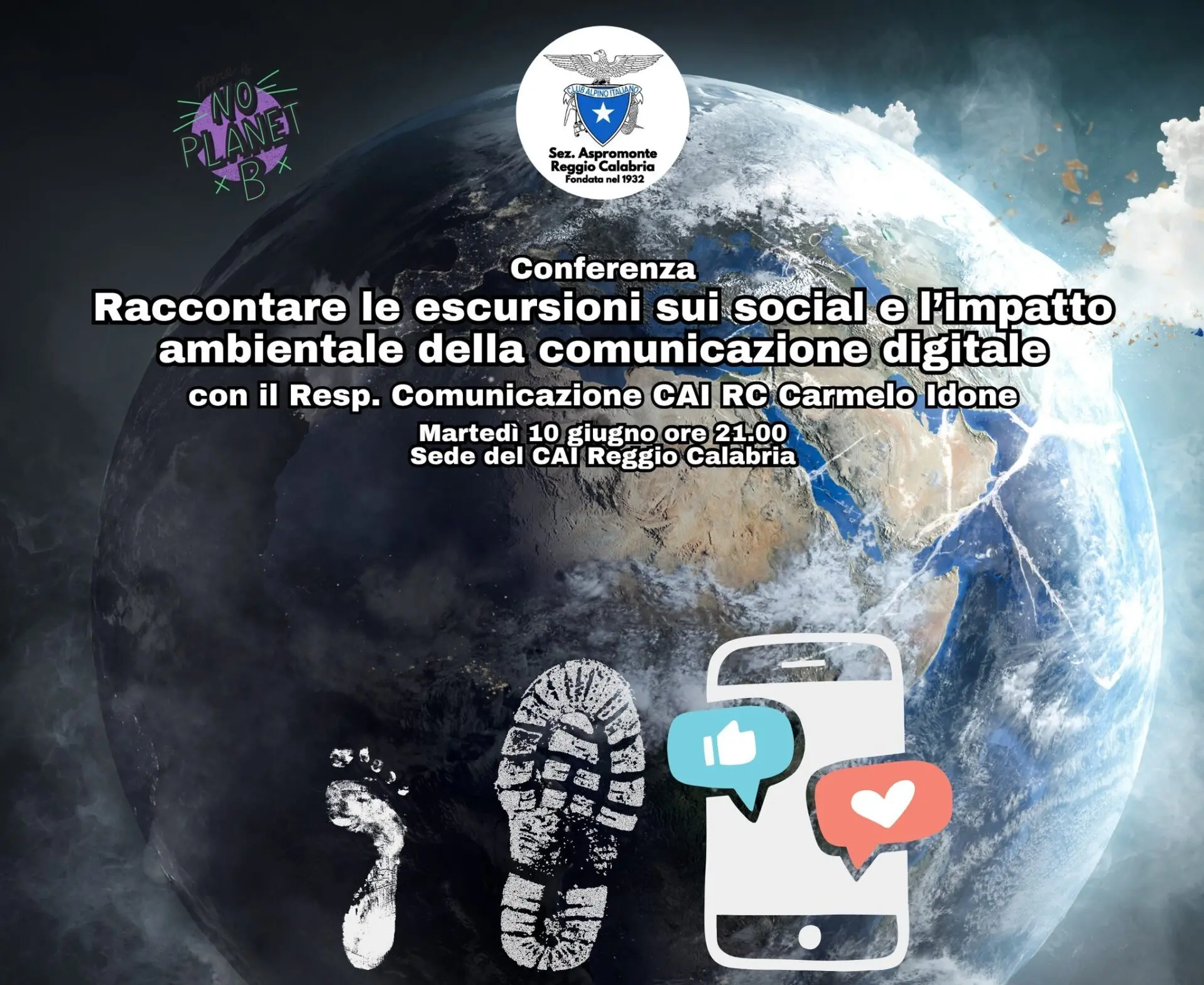 Reggio, conferenza promossa dal Cai \"Raccontare le escursioni sui social e l’impatto ambientale della comunicazione digitale\"