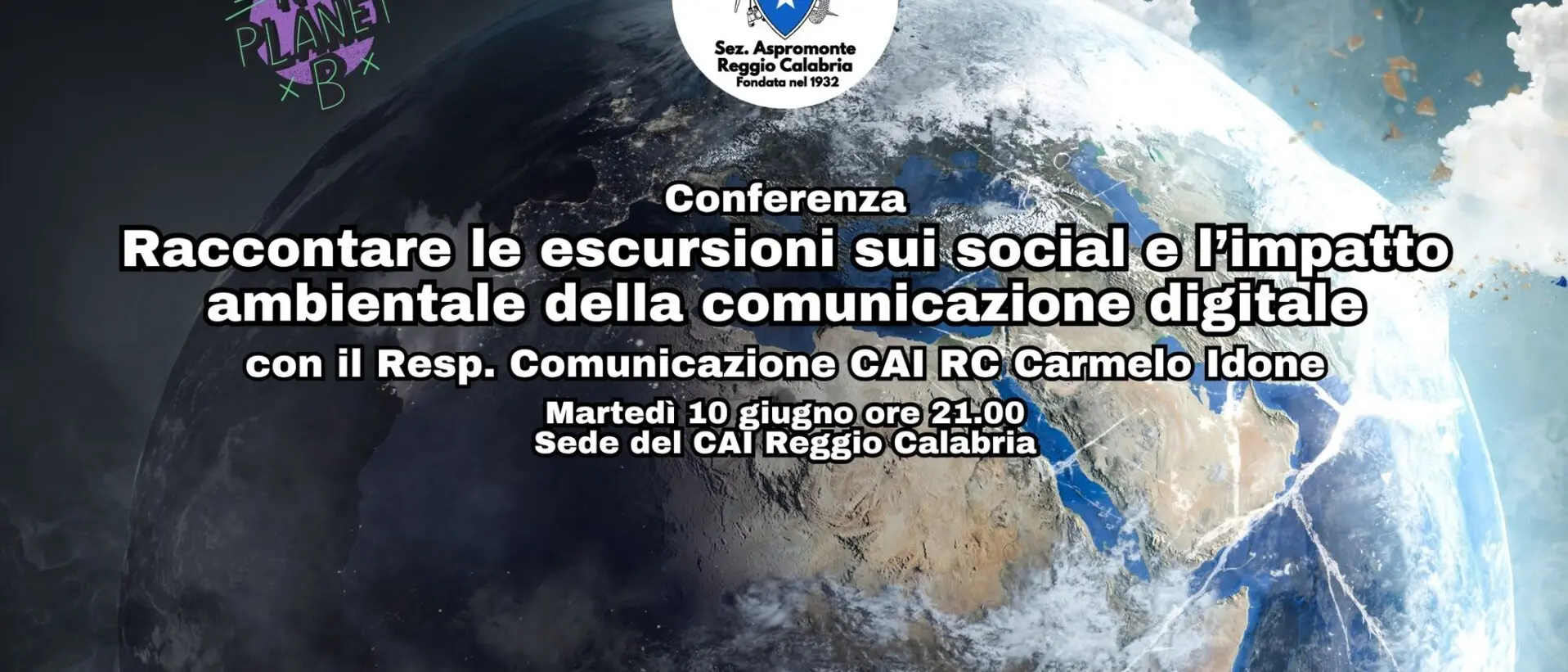 Reggio, conferenza promossa dal Cai \"Raccontare le escursioni sui social e l’impatto ambientale della comunicazione digitale\"