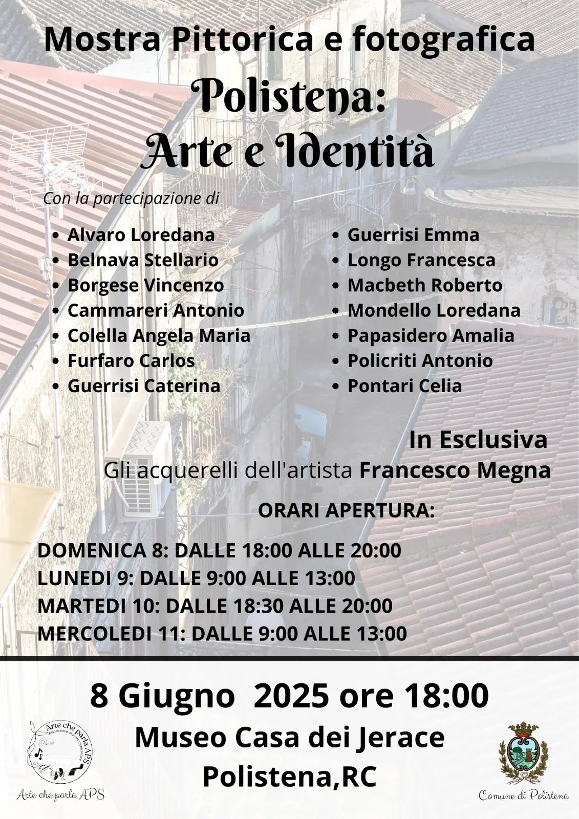 Polistena, al via la mostra “Polistena: Arte e Identità”