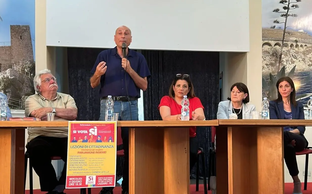 Lazzaro, cittadini e giovani a confronto sui referendum dell'8 e 9 giugno