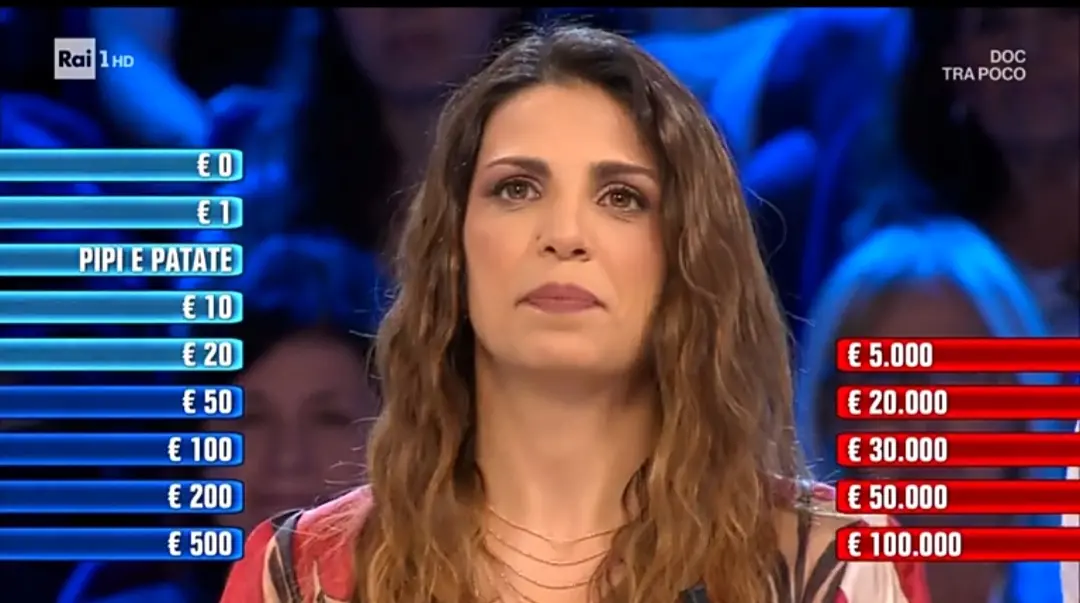 Si conclude l'avventura ad \"Affari Tuoi\" di Natalia Saffioti di Palmi. Vinti 5 mila euro. «Esultiamo comunque»