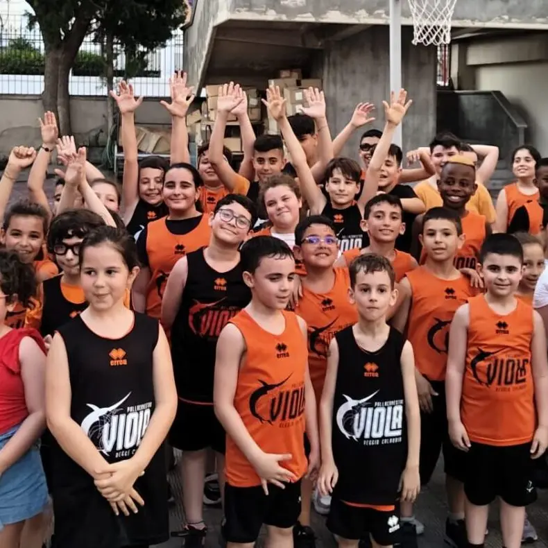 Viola, grande festa di fine stagione per il minibasket neroarancio