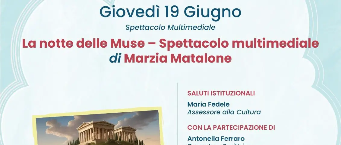 “La notte delle Muse” torna in scena a Taurianova per la VII edizione di “Taurianova Legge”