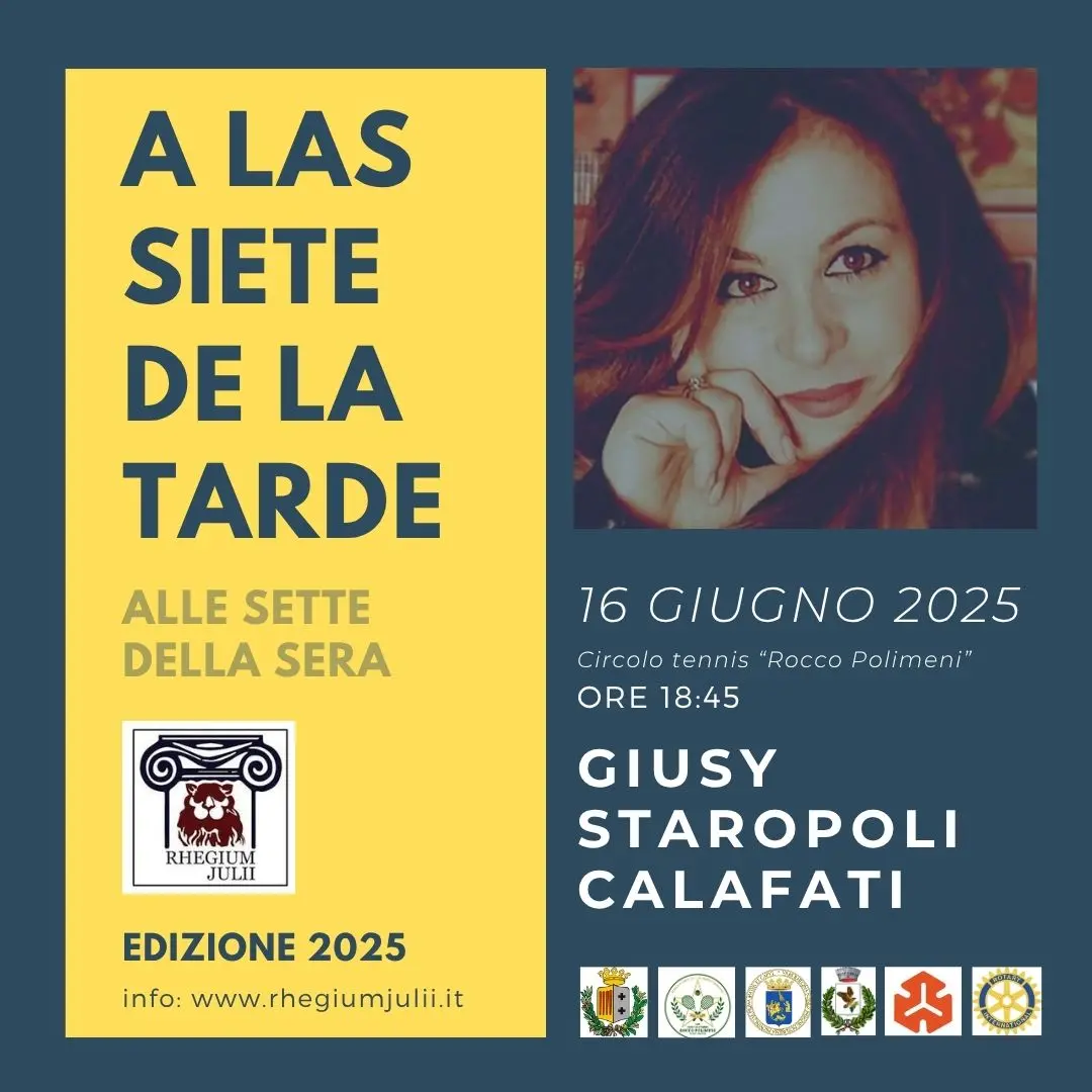 Reggio, incontri di giugno del Rhegium Julii: secondo ospite la scrittrice Giusi Staropoli Calafati