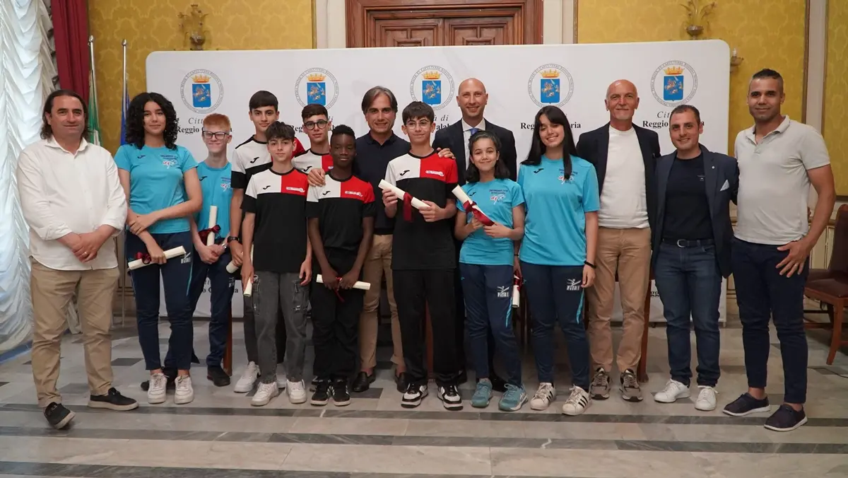 Reggio, premiati a palazzo San Giorgio i giovanissimi del Taekwondo