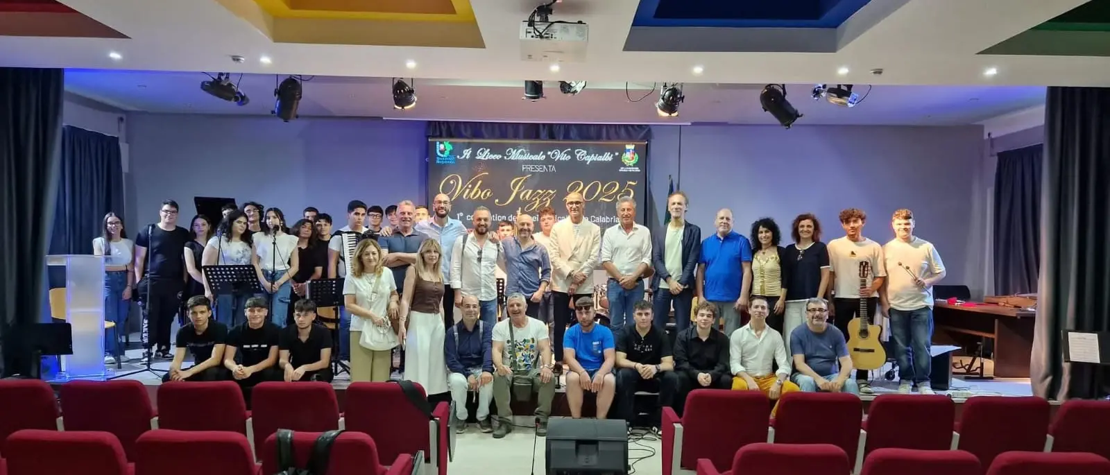 Il Liceo Musicale di Cinquefrondi alla Convention regionale dedicata al Jazz: studenti e docenti in jam session a Vibo