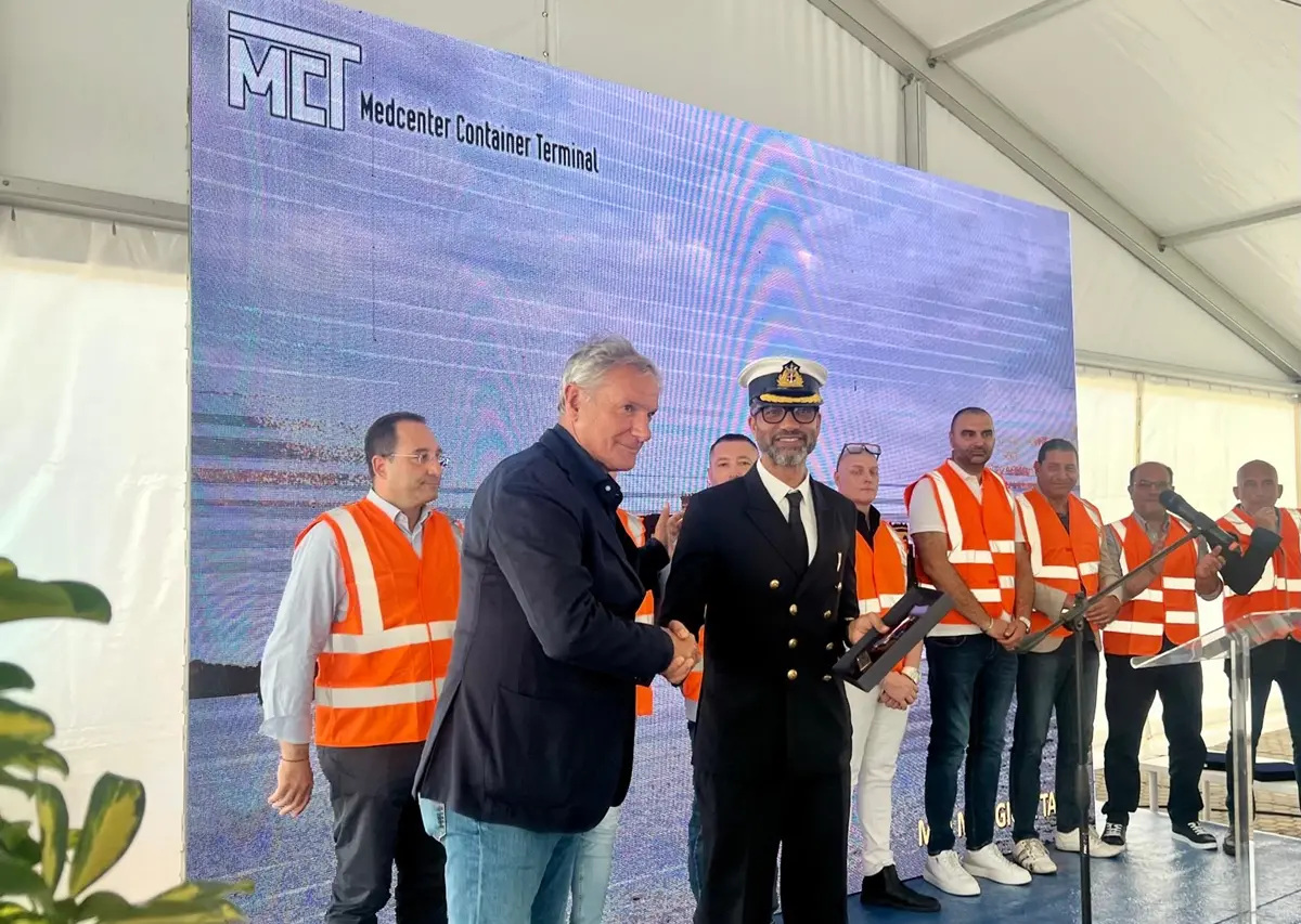 Msc Gioia Tauro al porto, Agostinelli: «Lo scalo più performante e produttivo del Paese»