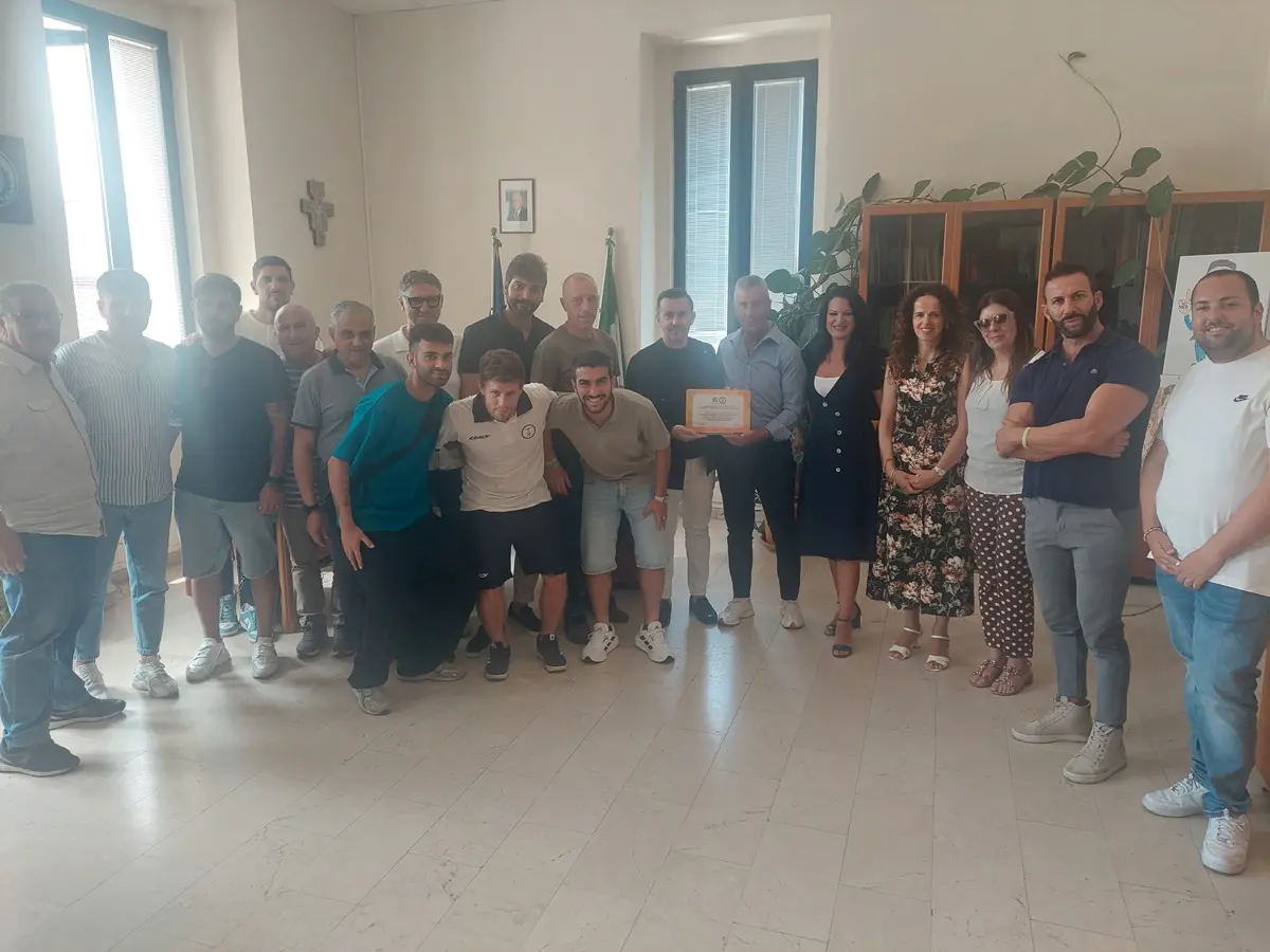 Taurianova Academy arriva in promozione, il sindaco Biasi premia dirigenti e calciatori