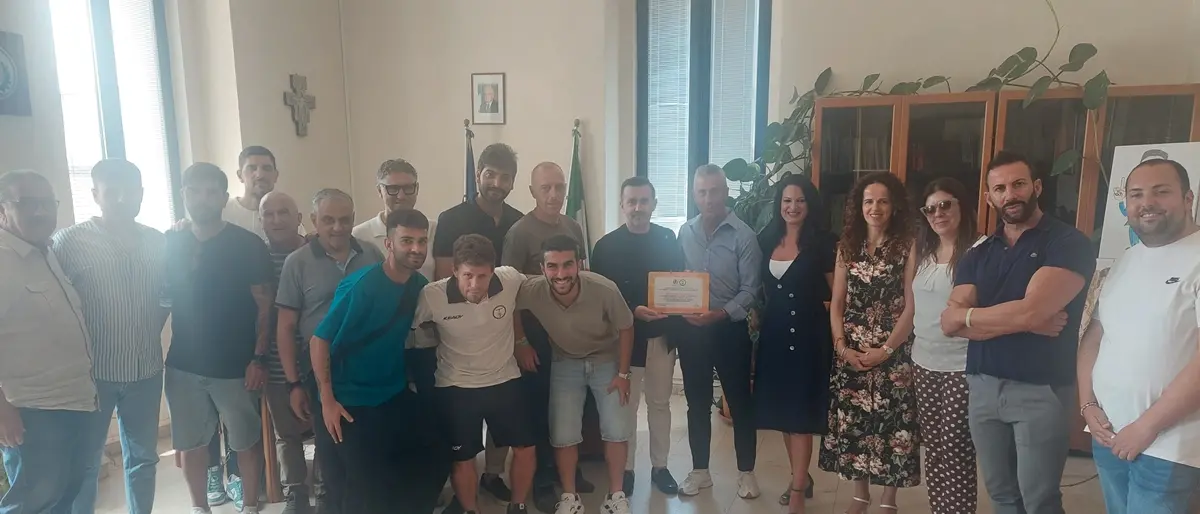 Taurianova Academy arriva in promozione, il sindaco Biasi premia dirigenti e calciatori