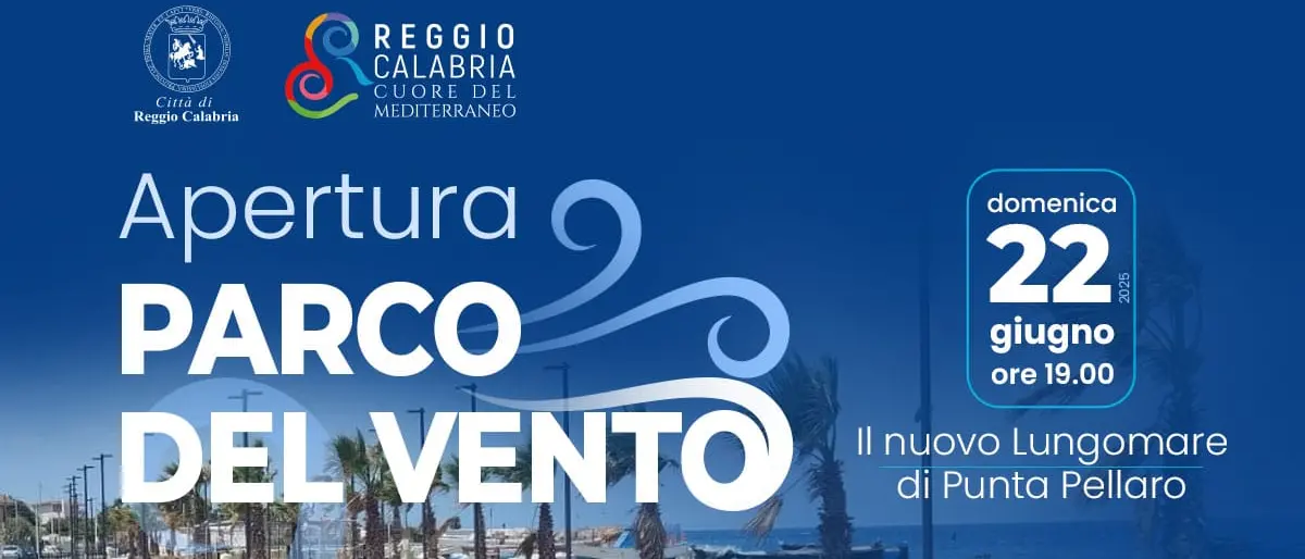 Reggio, al via l'apertura ufficiale del \"Parco del Vento\", il nuovo lungomare di Punta Pellaro