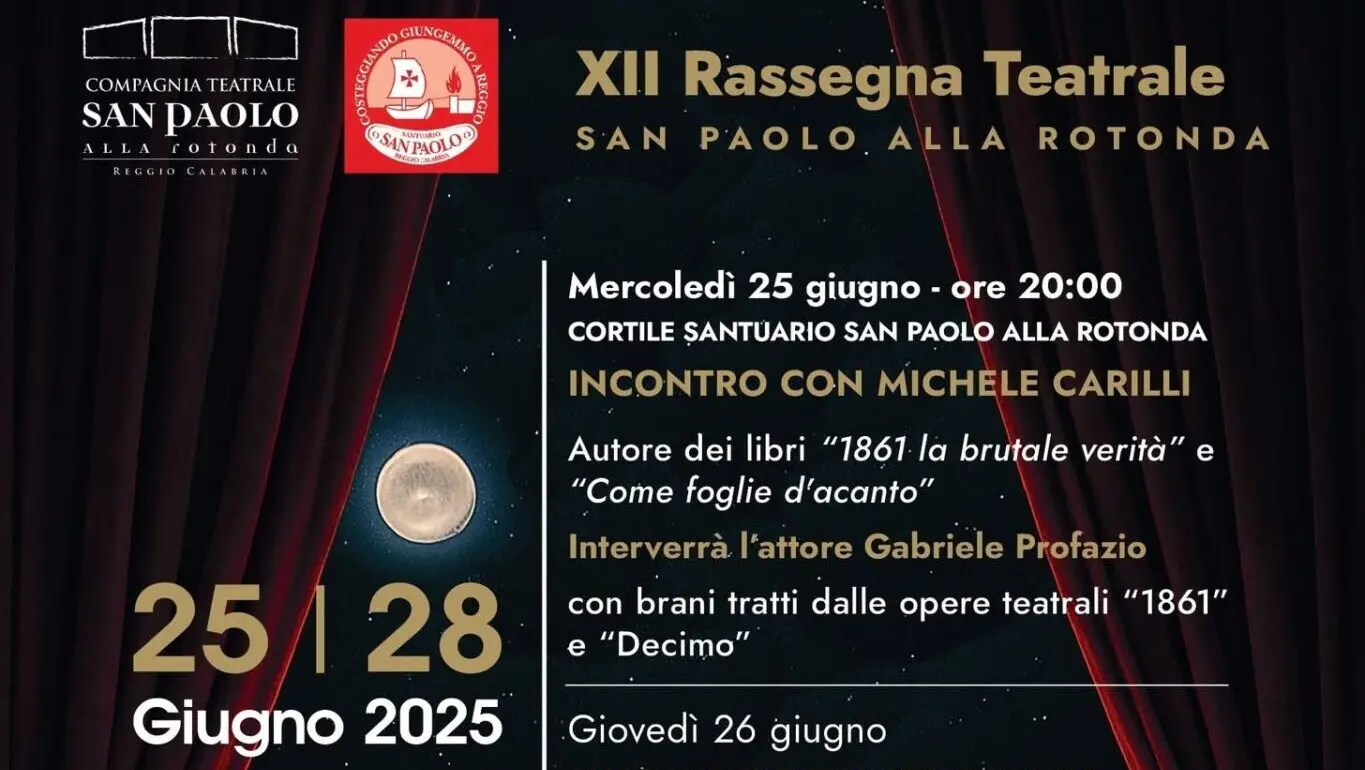 Reggio, al via alla XII rassegna teatrale San Paolo alla Rotonda