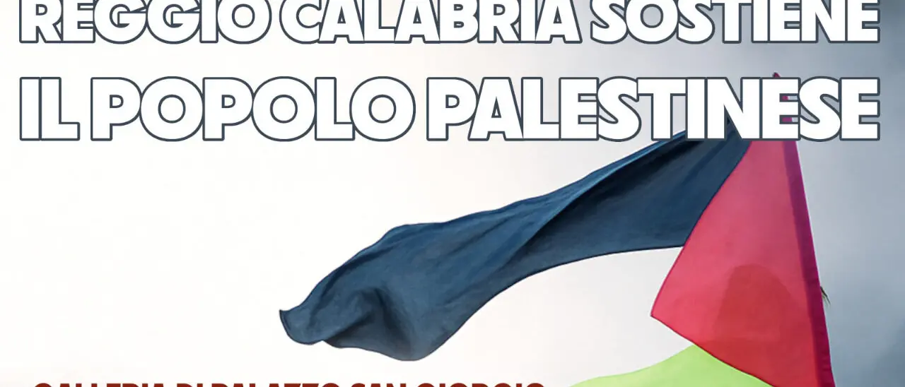 Reggio, tre giorni per la Palestina: cultura, teatro e poesia alla Galleria di Palazzo San Giorgio