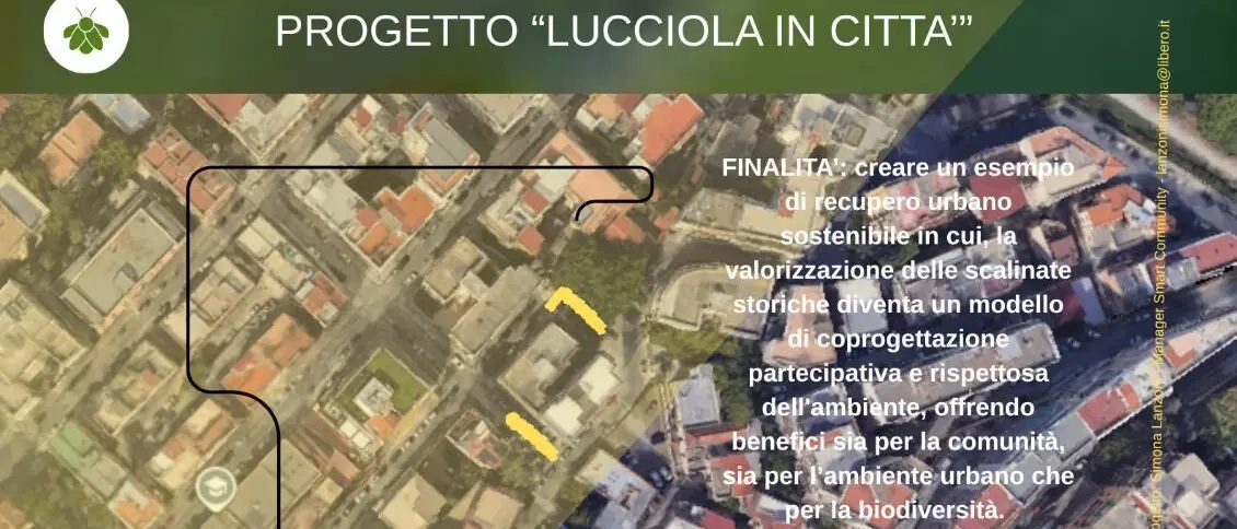 \"Lucciola in città\": a Reggio il progetto che trasforma le scalinate in arte urbana
