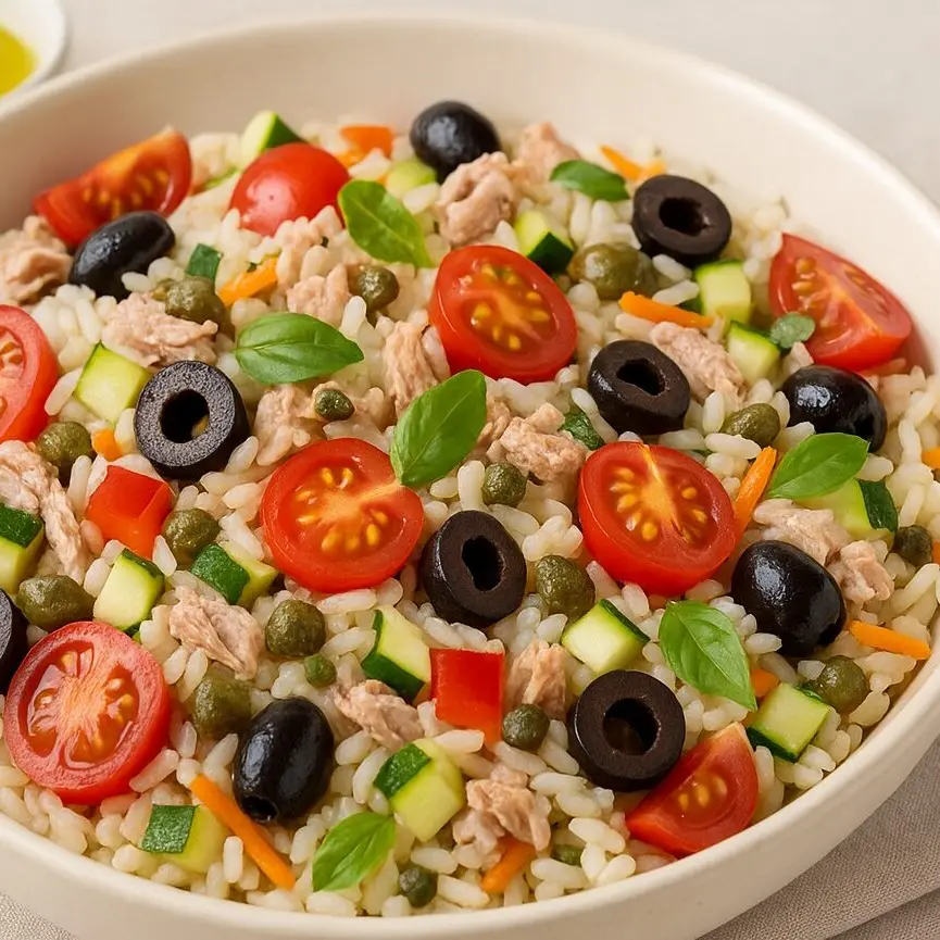 LA RICETTA DEL GIORNO | Insalata di riso mediterranea