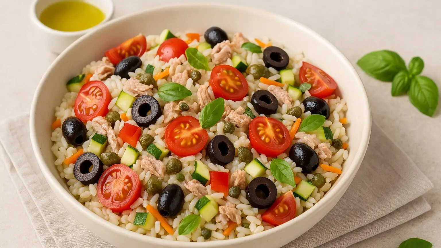 LA RICETTA DEL GIORNO | Insalata di riso mediterranea