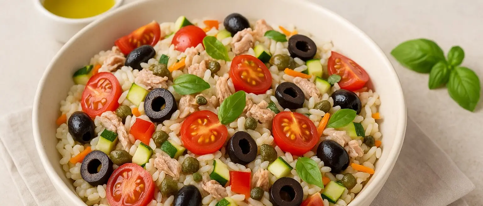 LA RICETTA DEL GIORNO | Insalata di riso mediterranea