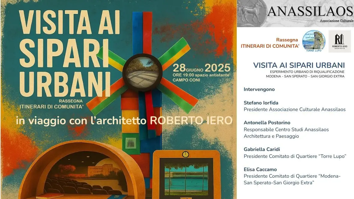 Reggio, nasce la rassegna “Itinerari di Comunità”