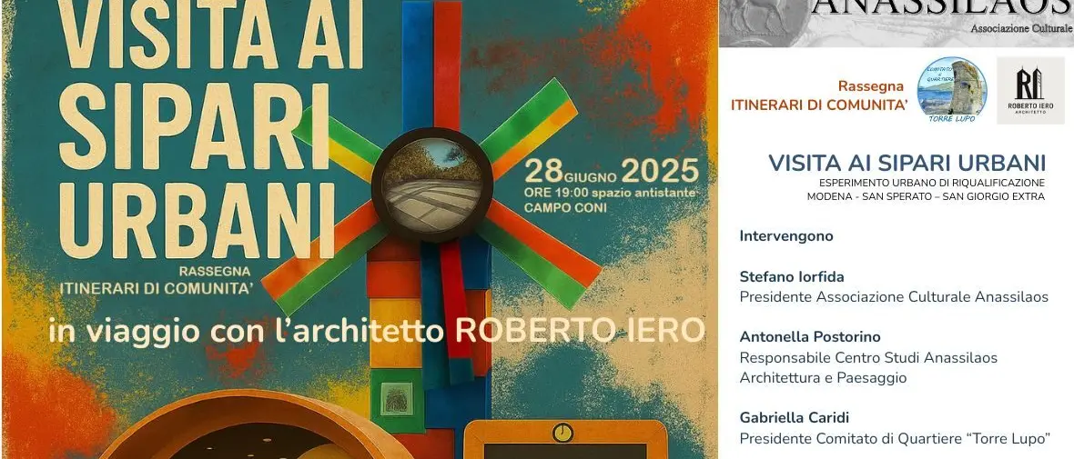 Reggio, nasce la rassegna “Itinerari di Comunità”